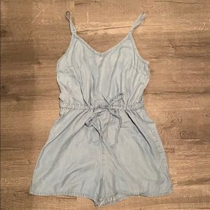 Denim Romper